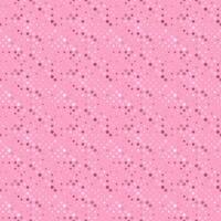 Seamless circle pattern background design - abstract pink vector graphic