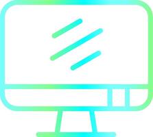 Monitor Creative Icon Design vector
