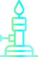 Bunsen Burner Creative Icon Design vector