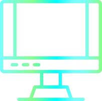 Monitor Creative Icon Design vector