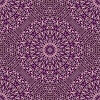 Geometrical floral mandala pattern design - seamless oriental bohemian vector background