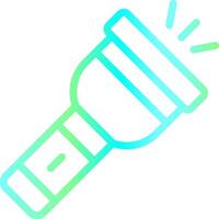 Flashlight Creative Icon Design vector