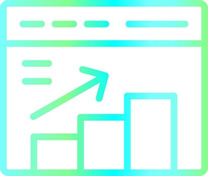 Stats Creative Icon Design vector