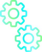 Gears Creative Icon Design vector