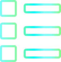 List Creative Icon Design vector