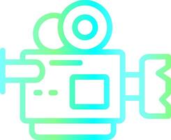 Video Camera Creative Icon Design vector