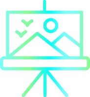 Canvas Creative Icon Design vector