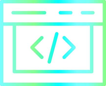 Coding Creative Icon Design vector