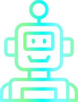 Bot Creative Icon Design vector