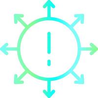 Diversification Creative Icon Design vector