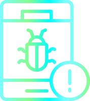 Bug Creative Icon Design vector