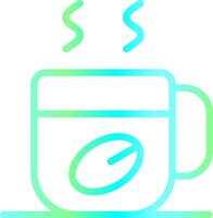 Line Blue Green Gradient Design vector