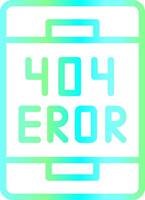 Error Creative Icon Design vector