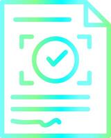 Approval Creative Icon Design vector