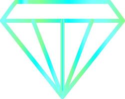 diseño de icono creativo de diamante vector