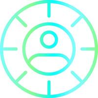 Targeting Creative Icon Design vector