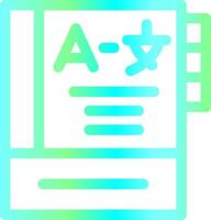 Language Learning Creative Icon Design vector