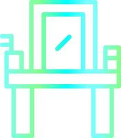 Line Blue Green Gradient Design vector