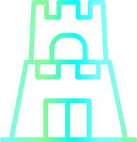 Castle Toy Creative Icon Design vector