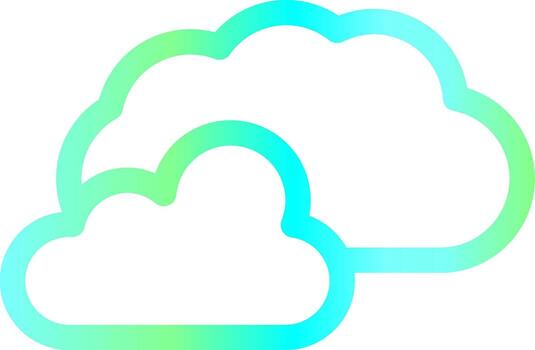 diseño de icono creativo de nube vector