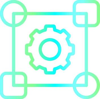 Pattern System Creative Icon Design vector