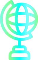 Globe Stand Creative Icon Design vector