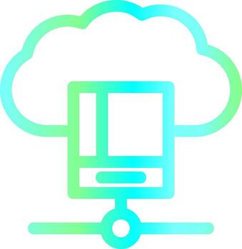 estudiar base de datos creativo icono diseño vector