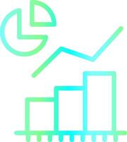 Statistical Analysis Creative Icon Design vector