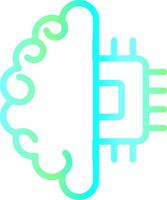 Super Intelligence Creative Icon Design vector