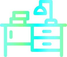Study Table Creative Icon Design vector