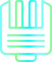 Line Blue Green Gradient Design vector
