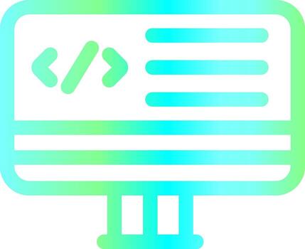 web programación creativo icono diseño vector