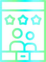 Online Reviews Creative Icon Design vector