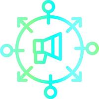 Viral Content Creative Icon Design vector