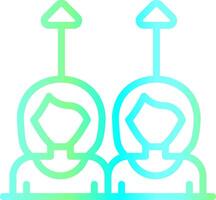 Same Approach Creative Icon Design vector