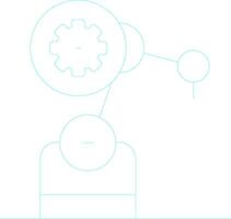 Machines Maintenance Creative Icon Design vector