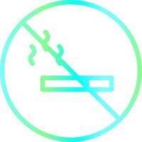 No Smoking Area Creative Icon Design vector