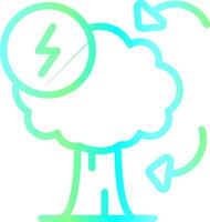 Eco Electricity Creative Icon Design vector