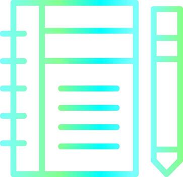 Diary Study Creative Icon Design vector