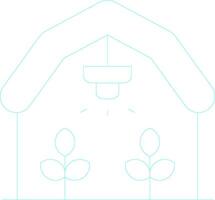 Greenhouse Creative Icon Design vector