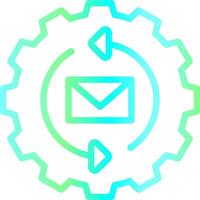 Marketing Automation Creative Icon Design vector