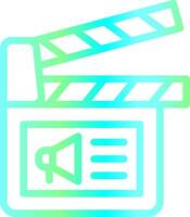 Cinema Ad Creative Icon Design vector