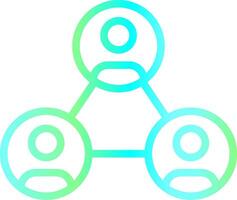 Colleagues Creative Icon Design vector
