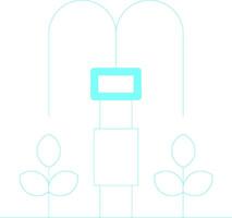 Automatic Irrigation Creative Icon Design vector