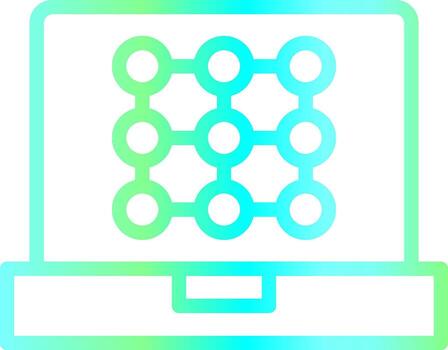 modelo reconocimiento creativo icono diseño vector