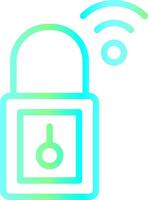 Smart Security Creative Icon Design vector