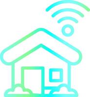 Smart Home Creative Icon Design vector