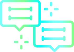 Conversation Creative Icon Design vector