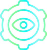 Eye Setting Creative Icon Design vector