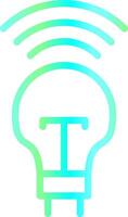 Smart Bulb Creative Icon Design vector